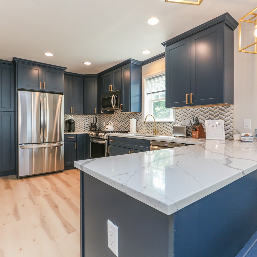 Modern kitchen remodel by Freedom Kitchen & Bath Pros